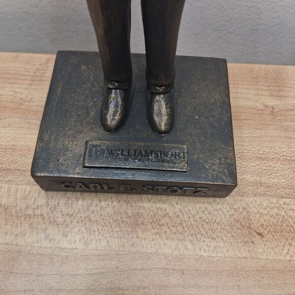 Carl E. Stotz Statue Lot of 2 Little League Baseball Founder Memorabilia Vintage - Picture 3 of 4